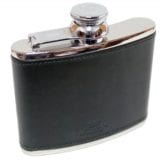 4oz Green Leather Hip Flask