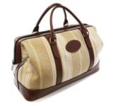 Luxury Weekend Bags, Striped, from Luxury Leather Gifts